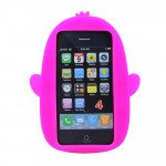 Wholesale iPhone 4 4S 3D Chick Case (Hot Pink)